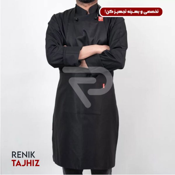 روپوش-(کت-سر-آشپز)-مشکی-CHEF’S-COAT12