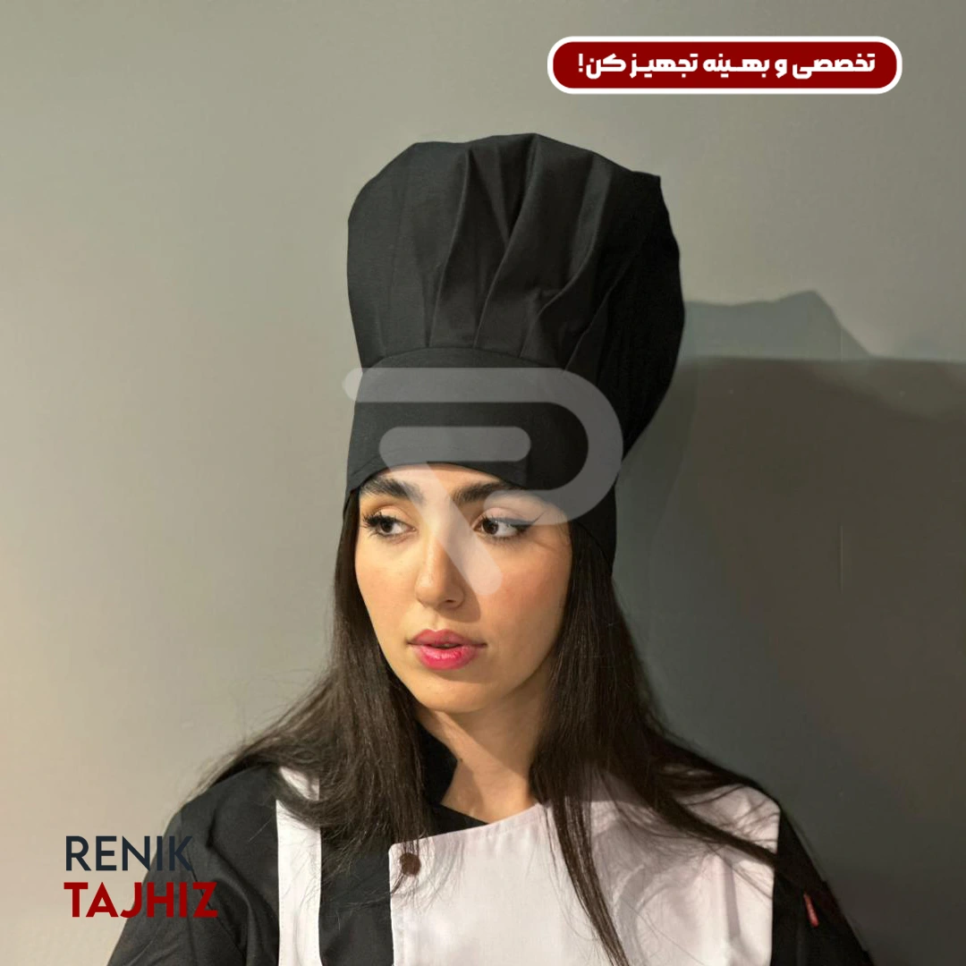 1090268.webp کلاه شف مشکی Renik - Image 2