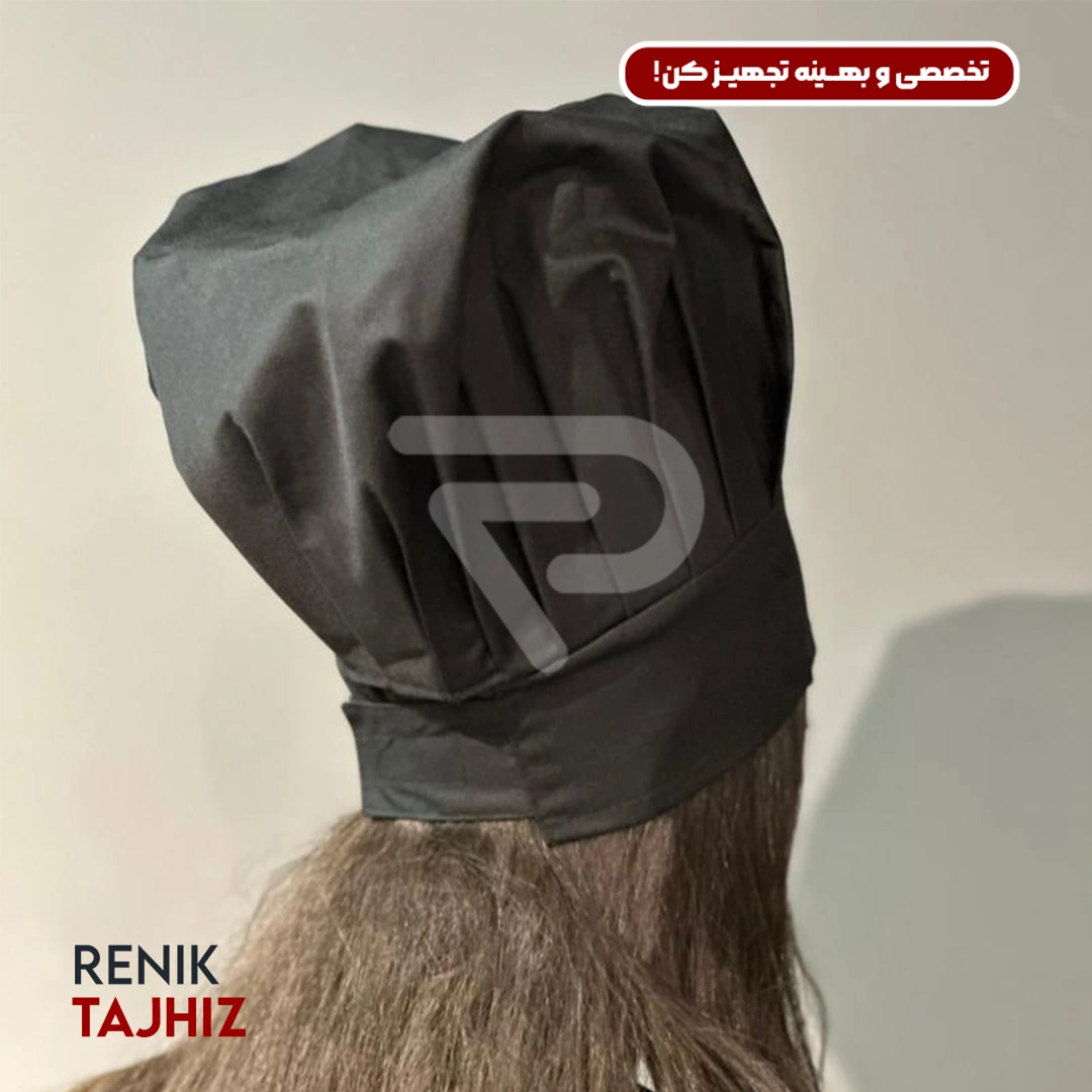 109026888.webp کلاه شف مشکی Renik - Image 3