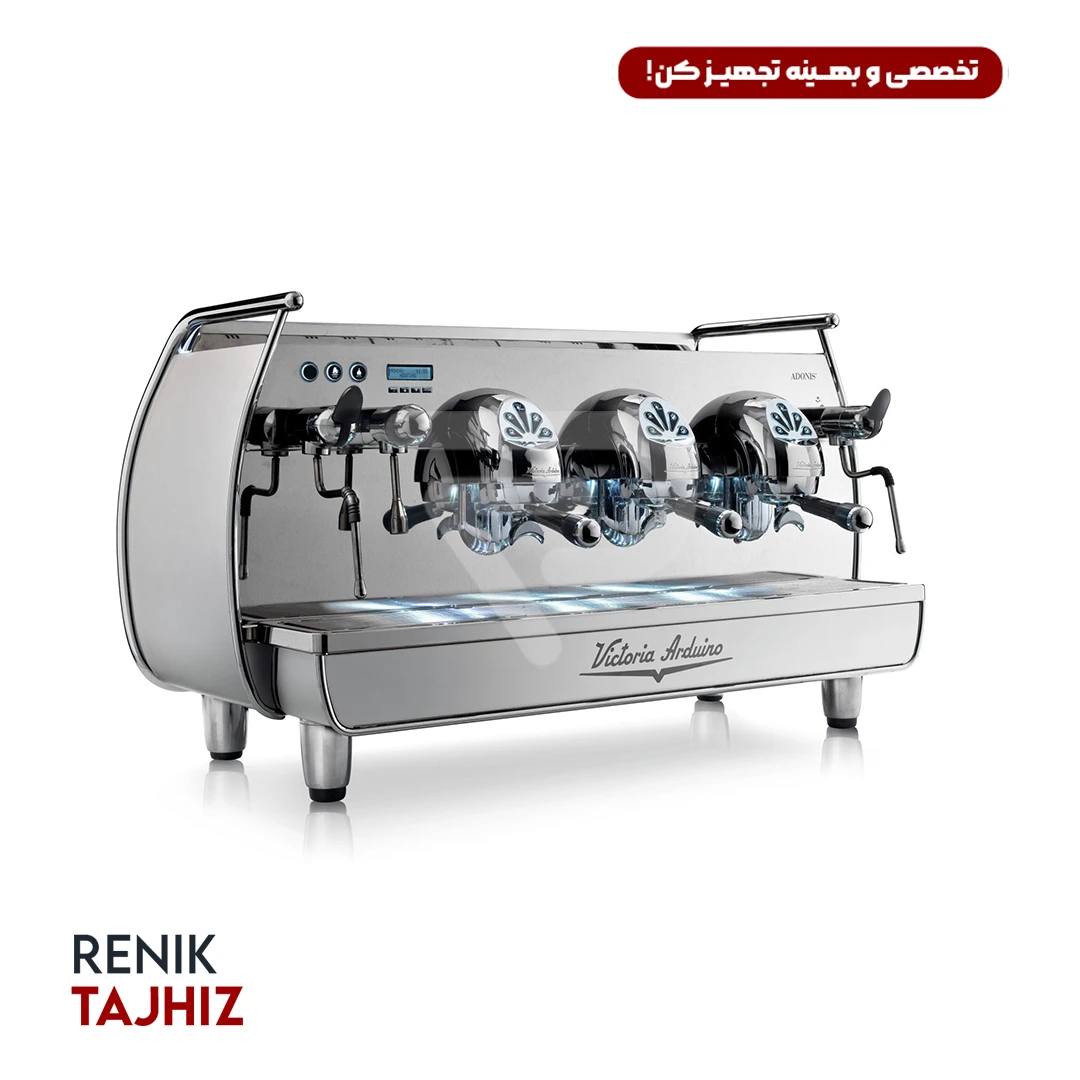 Adonis-1905.webp اسپرسوساز ویکتوریا آردوینو (victoriaarduino) مدل Adonis 1905 سه گروپ - Image 1