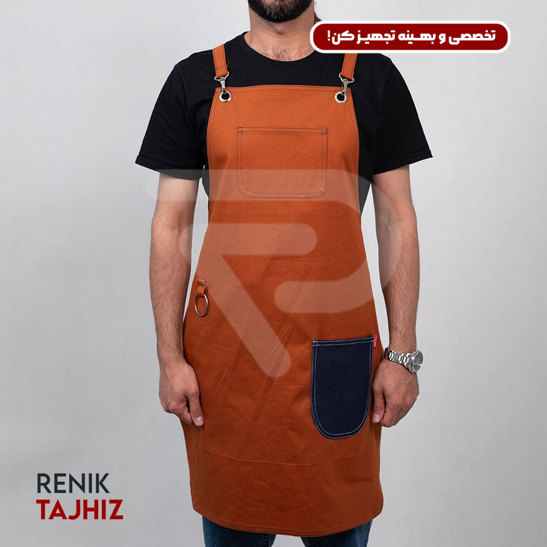 Brick-apron14.jpg اپرون باریستا جین آجری - Image 1