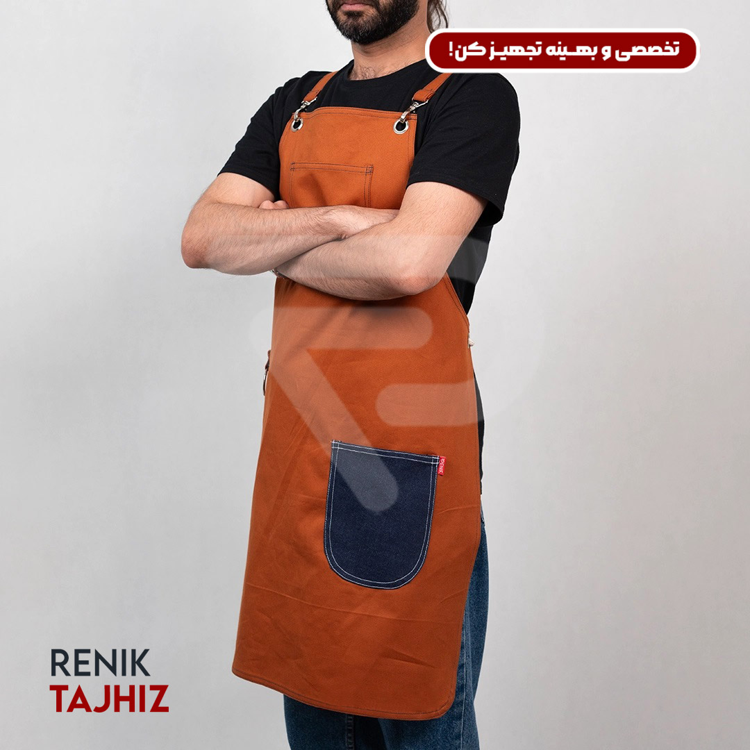 Brick-apron15.jpg اپرون باریستا جین آجری - Image 6