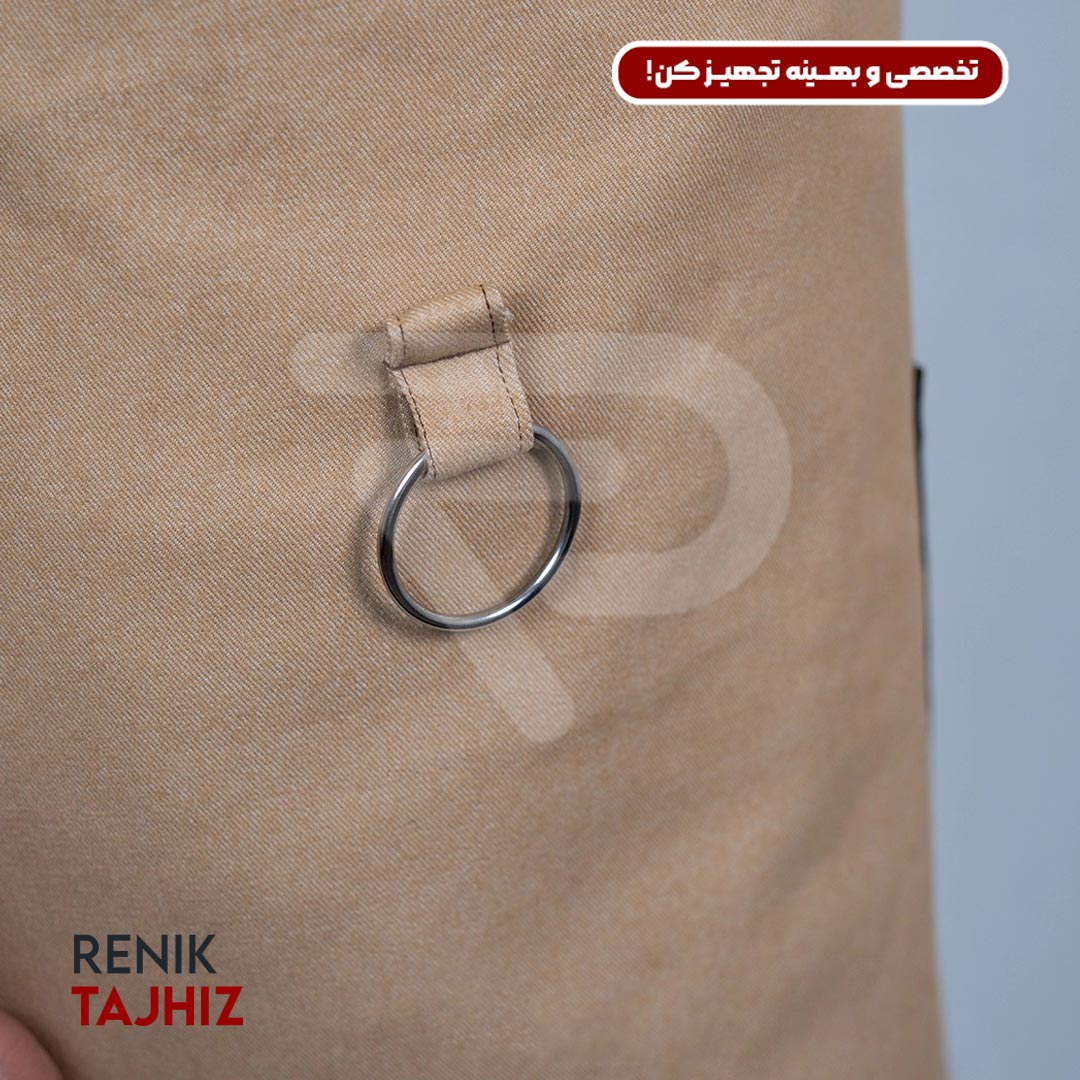 Cream-apron17.jpg اپرون باریستا کتان کرم - Image 7