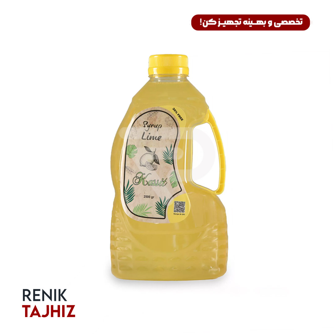 KASSIT-PEACH-SYRUP.jpg سیروپ لیمو سبز کاسیت 2000 گرمی KASSIT LIME SYRUP - Image 1