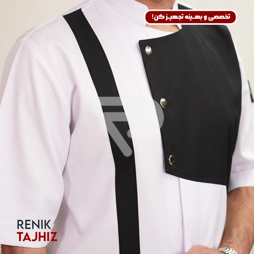 Renik_0023s_0003_DSC03939.webp روپوش سر آشپزی 3 دکمه ای سفید - Image 6