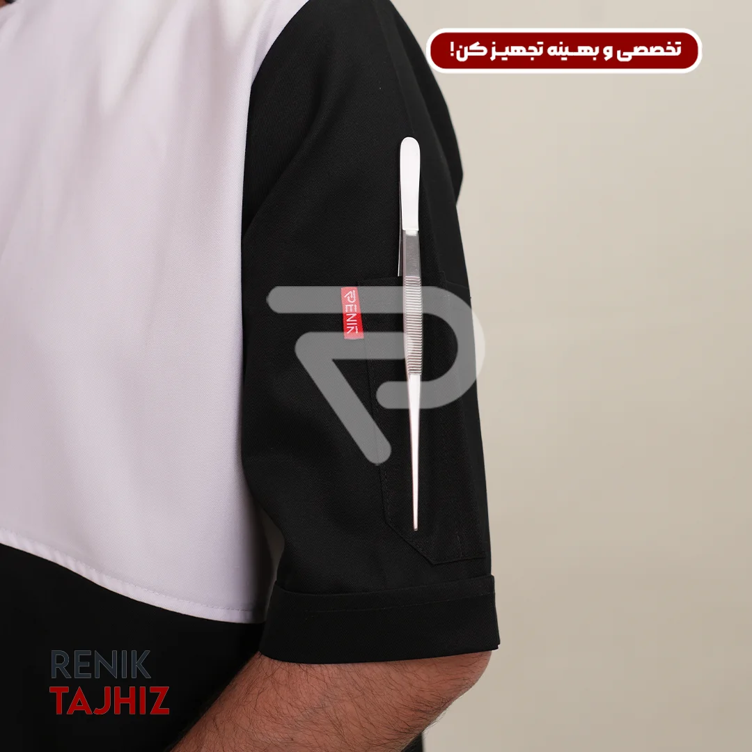 Renik_0025s_0002_DSC03911.webp روپوش سر آشپزی 3 دکمه ای مشکی - Image 5
