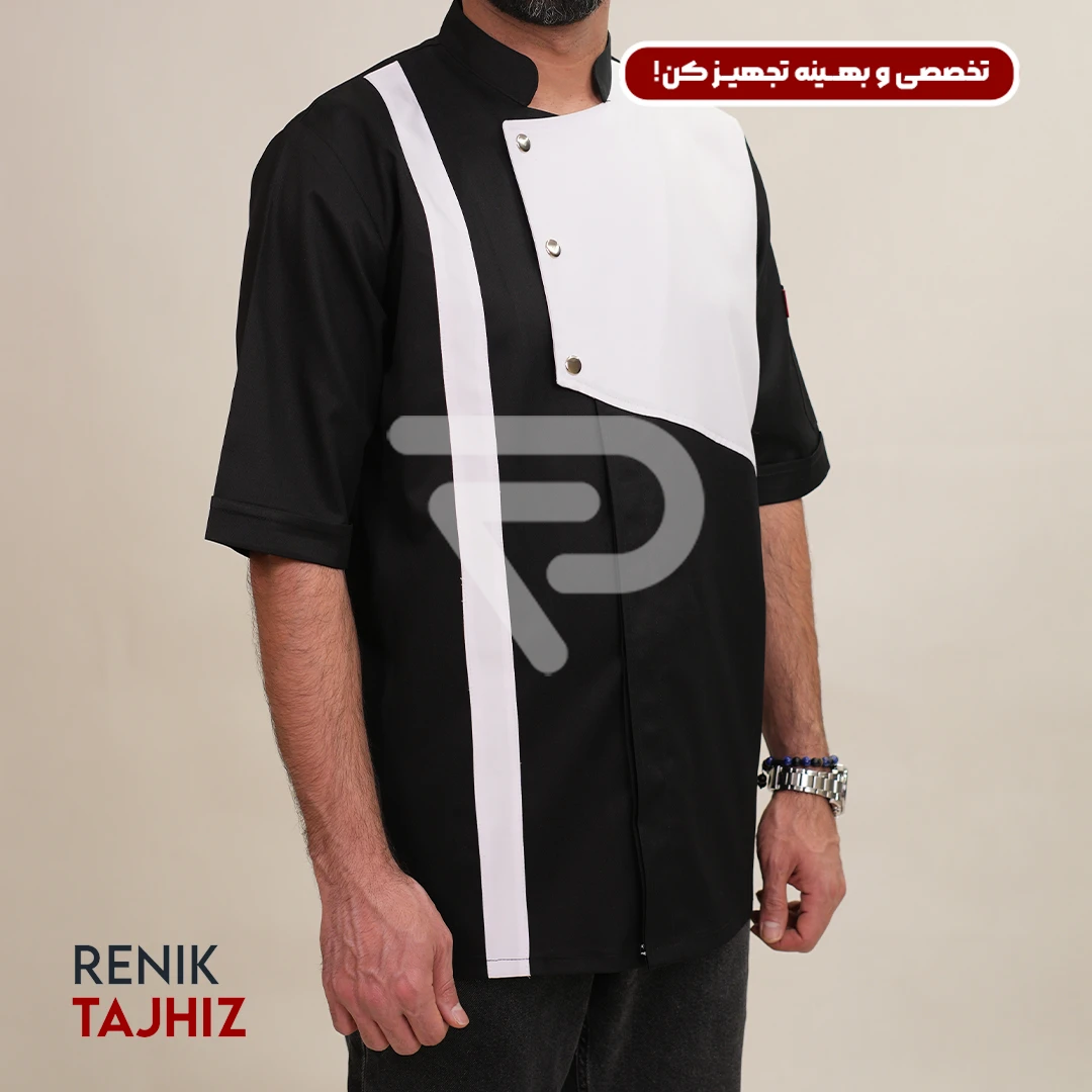 Renik_0025s_0004_DSC03906.webp روپوش سر آشپزی 3 دکمه ای مشکی - Image 7