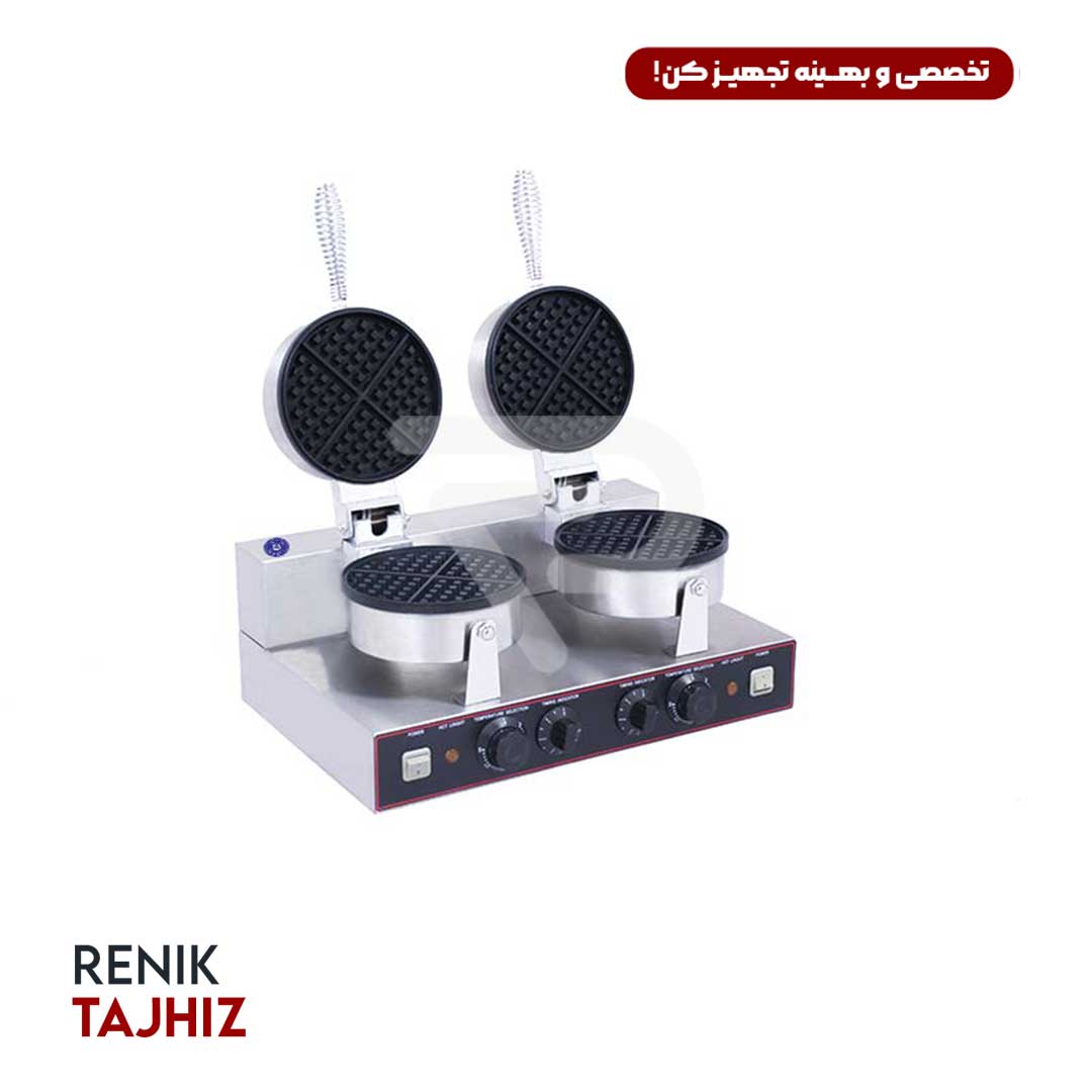 Show-cake-90-cm-ABA2.jpg وافل ساز گرد ۲ خانه آبا (ABA) - Image 3