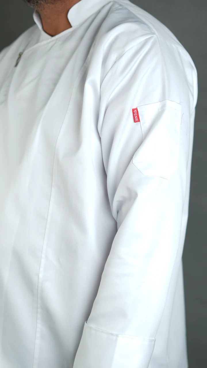 white-detail-720 روپوش شف مدل ZIPPO - Image 10