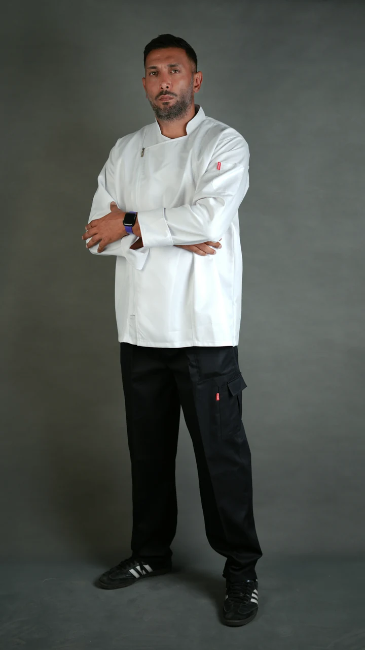 white-pose-720 روپوش شف مدل ZIPPO - Image 8