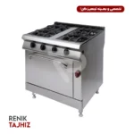 اجاق گاز 4 شعله فردار مطبخ آرا