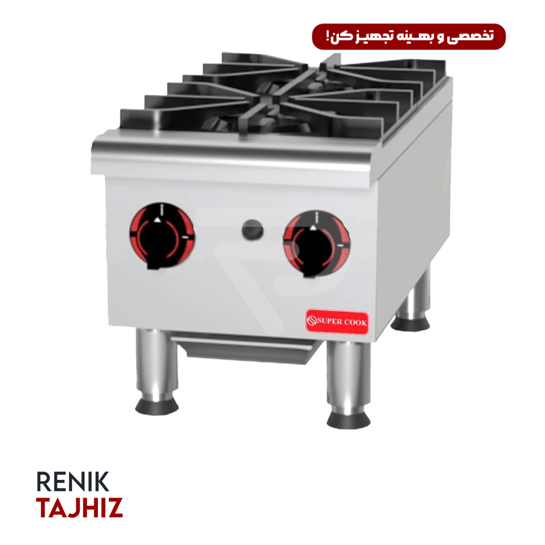 اجاق-گاز-دو-شعله-صنعتی-رومیزی-سوپر-کوک.jpg اجاق گاز دو شعله صنعتی رومیزی سوپر کوک - Image 1