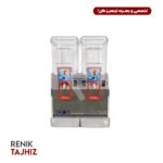 دستگاه شربت ساز دو قلو صنعتی ABA پمپی مدل LPS12LX2