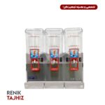 دستگاه شربت ساز صنعتی سه قلو آبا ABA پمپی مدل LPS12LX3