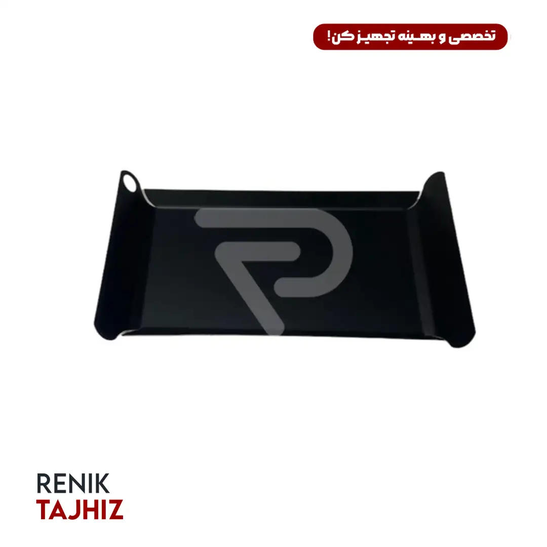 سيني-سرو-لبه-گرد-سايز-1-فلزي-مشکي-I.webp سینی سرو لبه گرد سایز 1 فلزی مشکی I.S - Image 1
