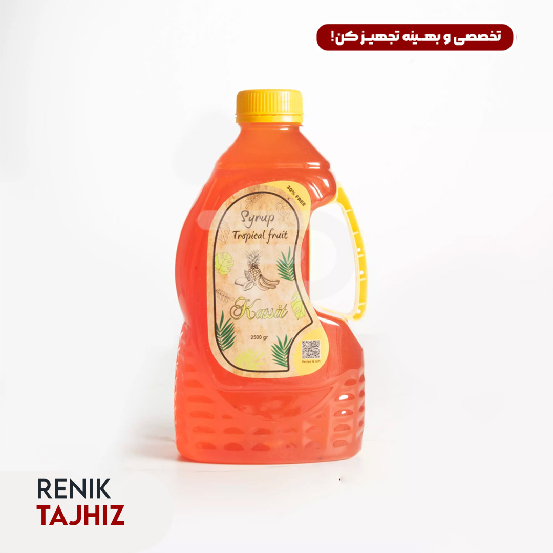 سیروپ-2500-گرمی14.jpg سیروپ میوههای استوایی کاسیت 2000 گرمی KASSIT TROPICAL FRUIT SYRUP - Image 1