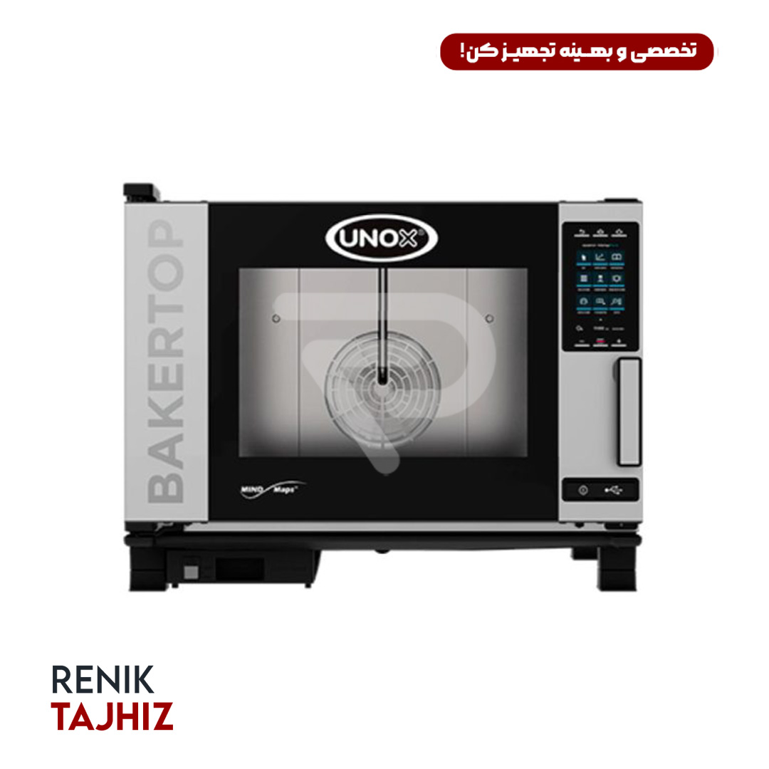 فر-کانوکشن-برقی-11.jpg فر کانوکشن برقی 4 سینی Bakertop سری Plus - Image 1