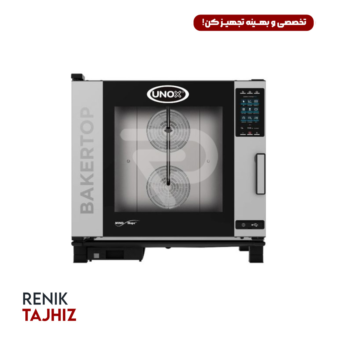 فر-کانوکشن-برقی-88.jpg فر کانوکشن برقی 6 سینی Bakertop سری Plus - Image 1