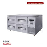 فریزر میز کار استیل درب کشویی IGLOO