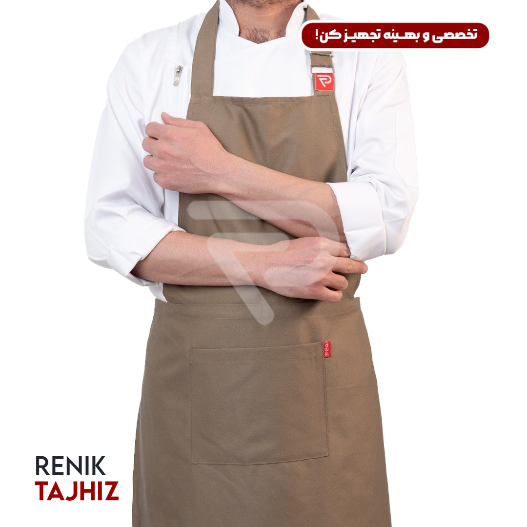 قهوه-ای-5.jpg پیشبند (اپرون) ذوزنقه (11 رنگ) - Image 32