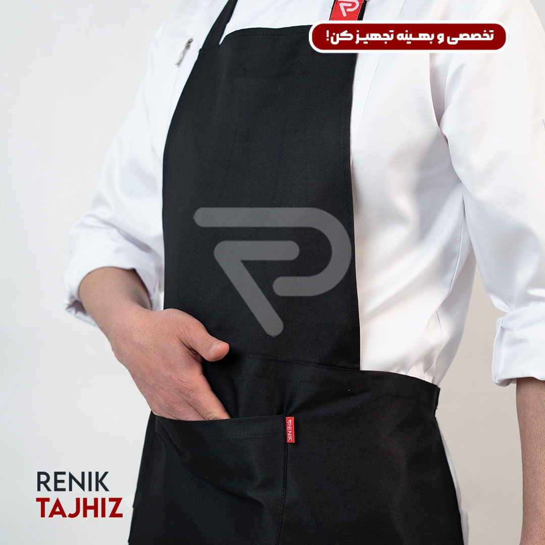 مشکی1.jpg پیشبند (اپرون) ذوزنقه (11 رنگ) - Image 33