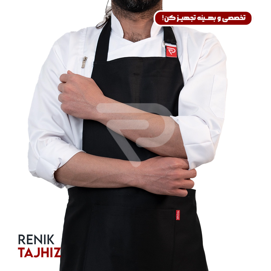 مشکی4.jpg پیشبند (اپرون) ذوزنقه (11 رنگ) - Image 36