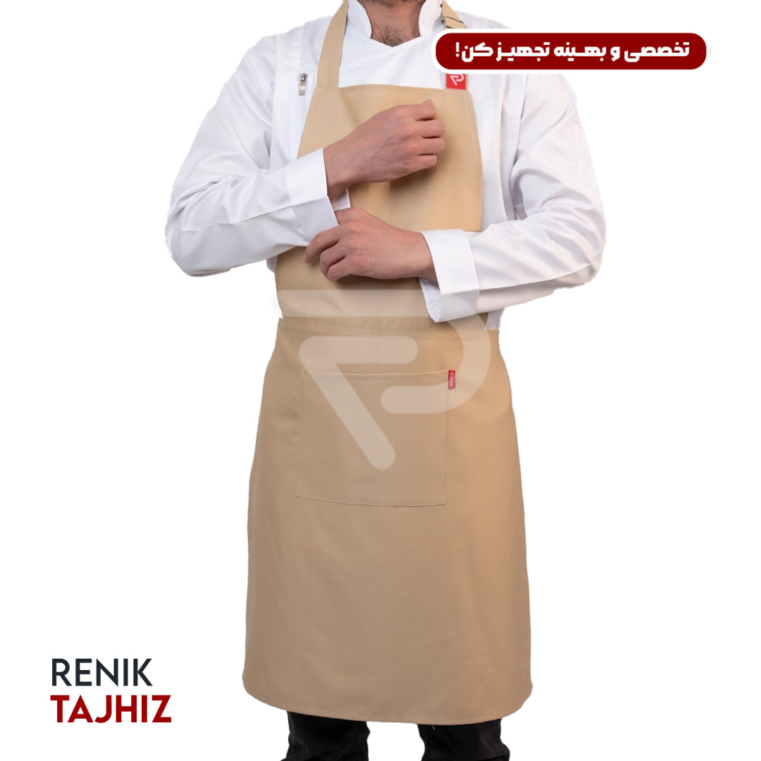 کرمی4.jpg پیشبند (اپرون) ذوزنقه (11 رنگ) - Image 10