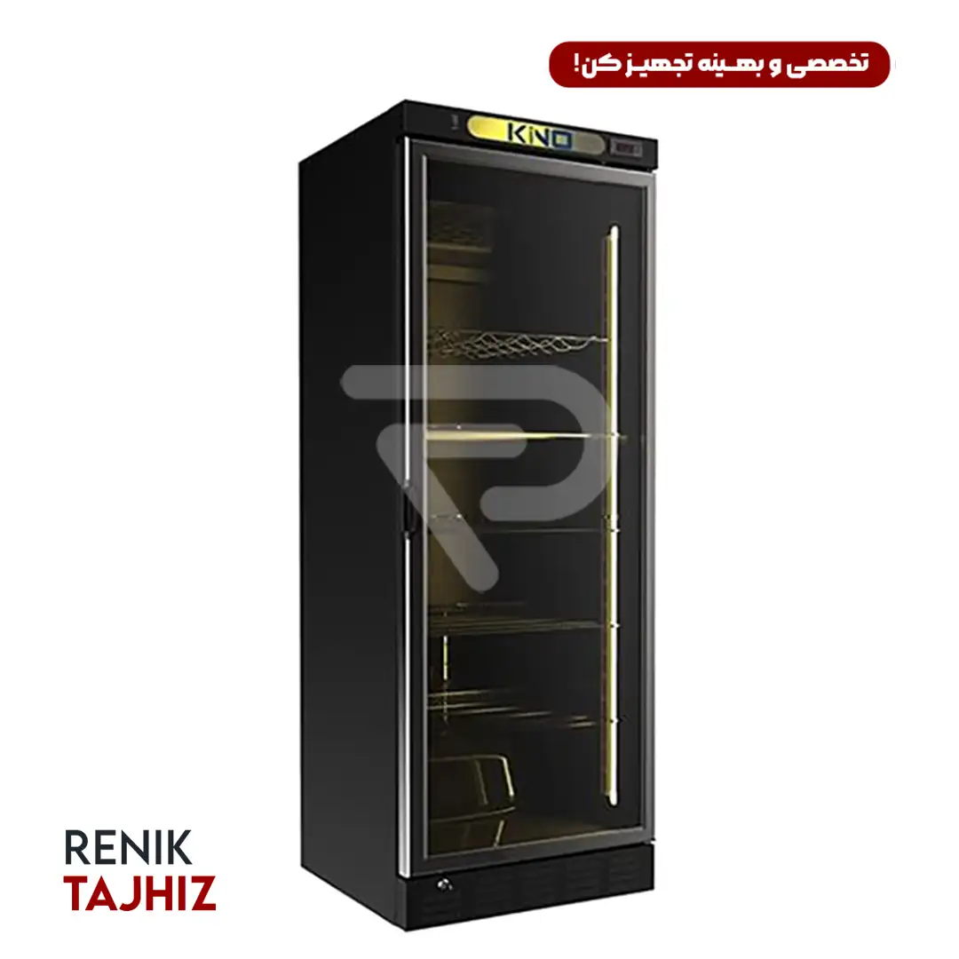یخچال-70-سانتی-بدنه-وان-مشکی.webp یخچال 60سانتی بدنه و وان مشکی درب شامپاینی KR 615-WLBL - Image 1