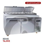 یخچال تاپینگ پیتزا استیل IGLOO