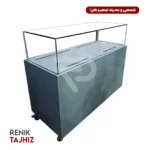 یخچال شو کیک طرح فرانسوی ۹۰ سانتی متری سبز
