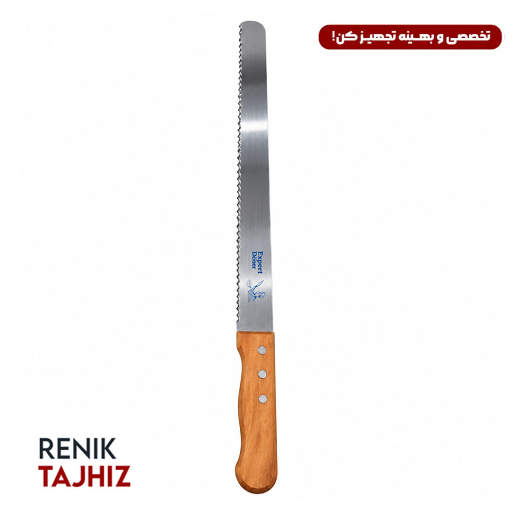 کارد برش نان دندانه ریز one chef