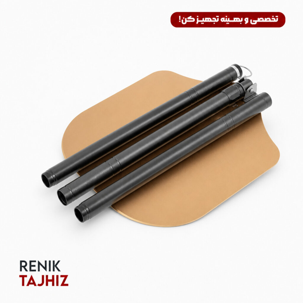 پارو پیتزا مستطیل 30 سه دسته طلایی BEST PSC P01AG