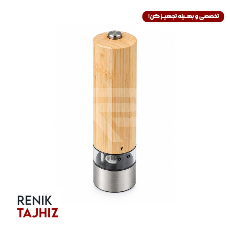آسیاب نمک و فلفل شارژی دسته استوانه بامبو BEST KDL-511B
