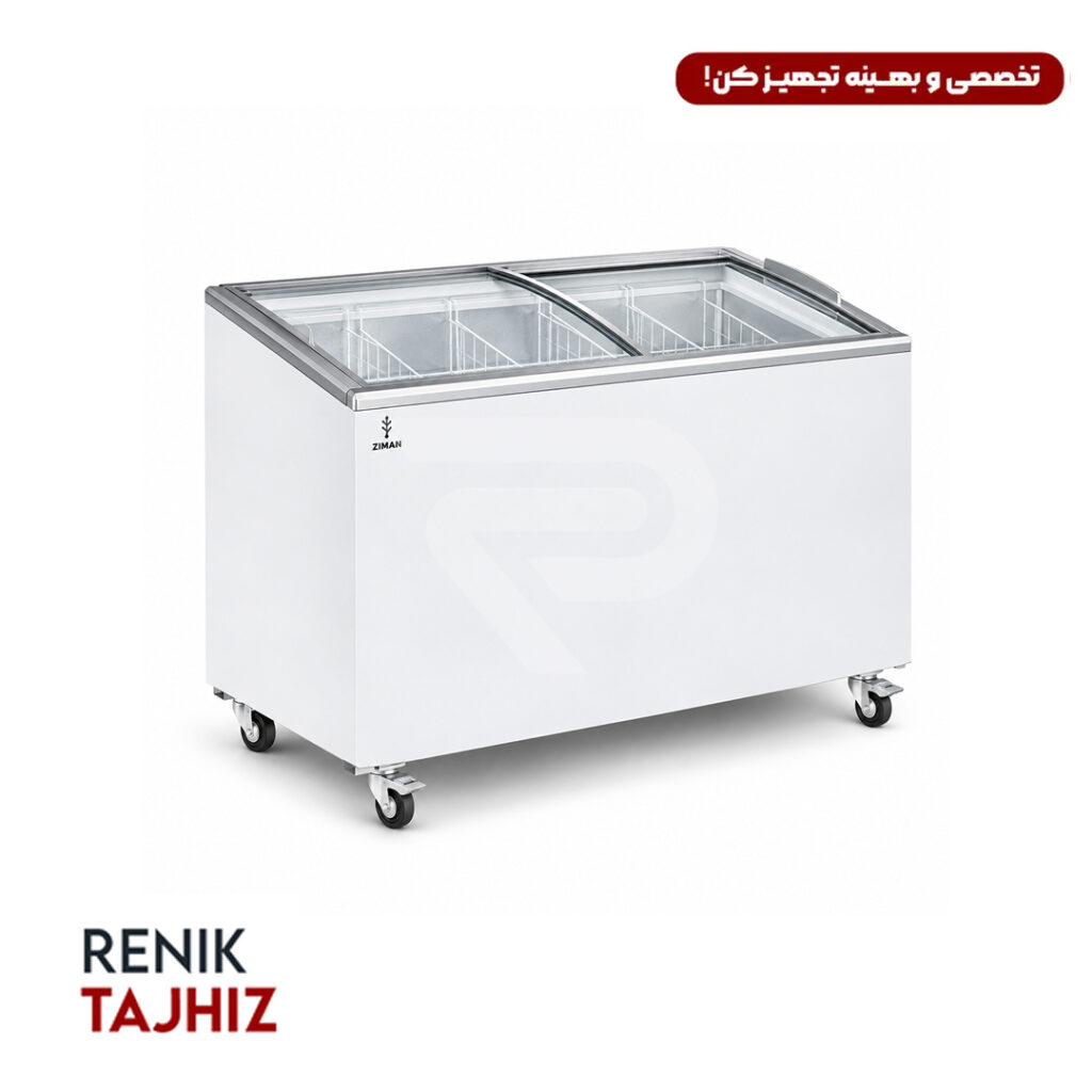 فریزر افقی 500 لیتر سفید ziman