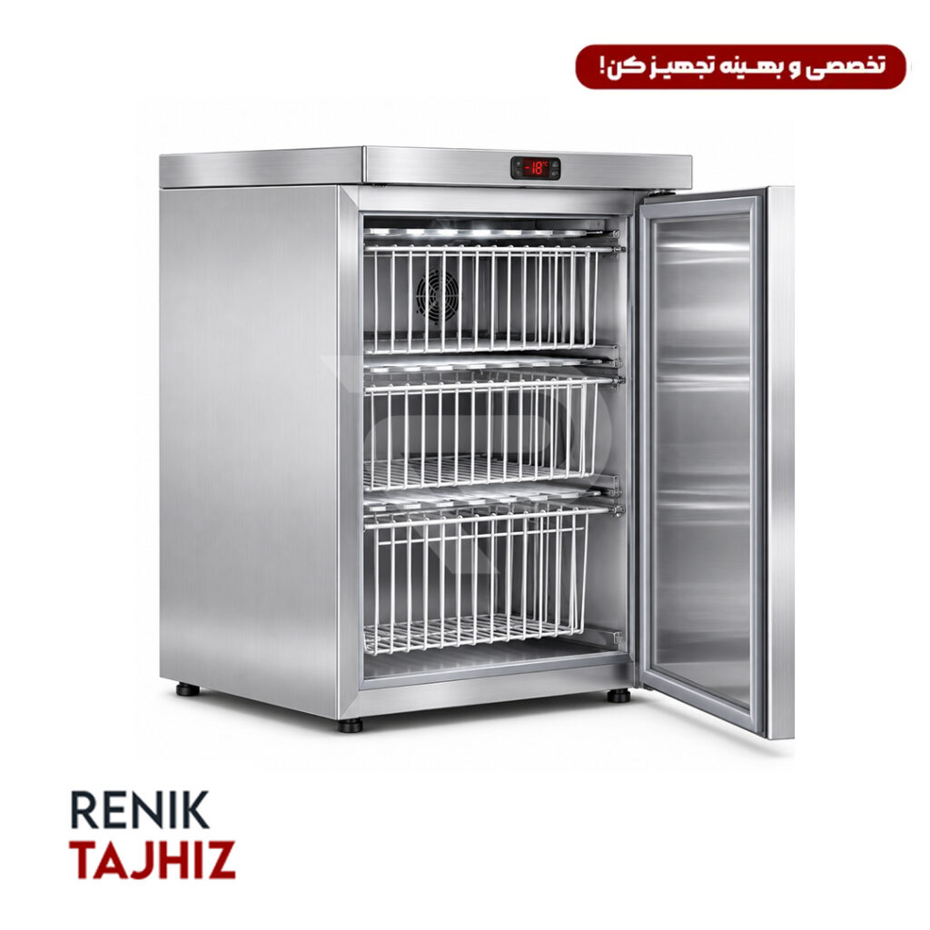 فریزر زیرکانتری بدنه و داخل استیل NICRUM مدل SUF60-SS